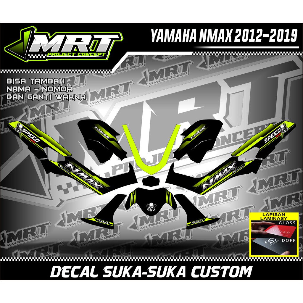 COD Decal Nmax Tahun 2012-2019 Full Body, Stiker Dekal Nmax 2012-2019 Full Body