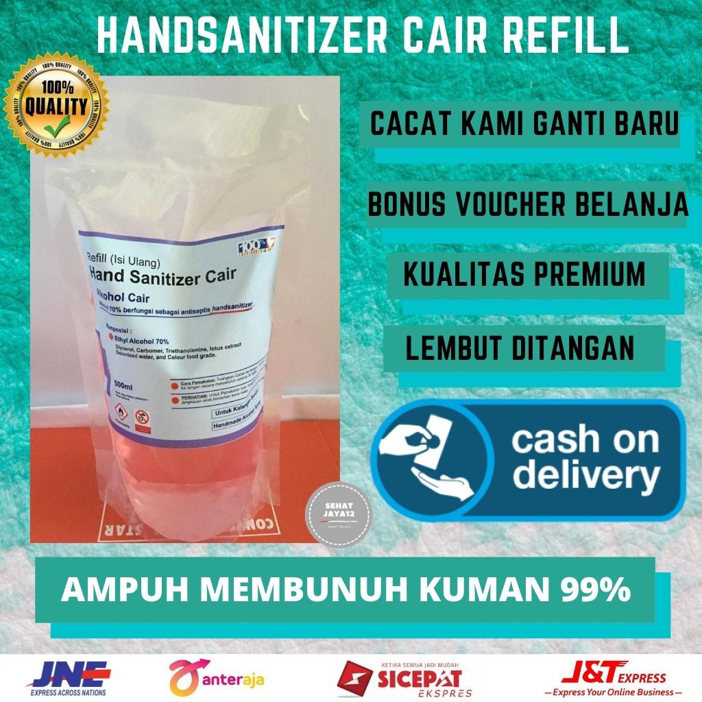 HAND SANITIZER CAIR REFILL 500ML HANDSANITAIZER HANDSANITAZER HANDSANITIZER HANSANITIZER  SANITIZER