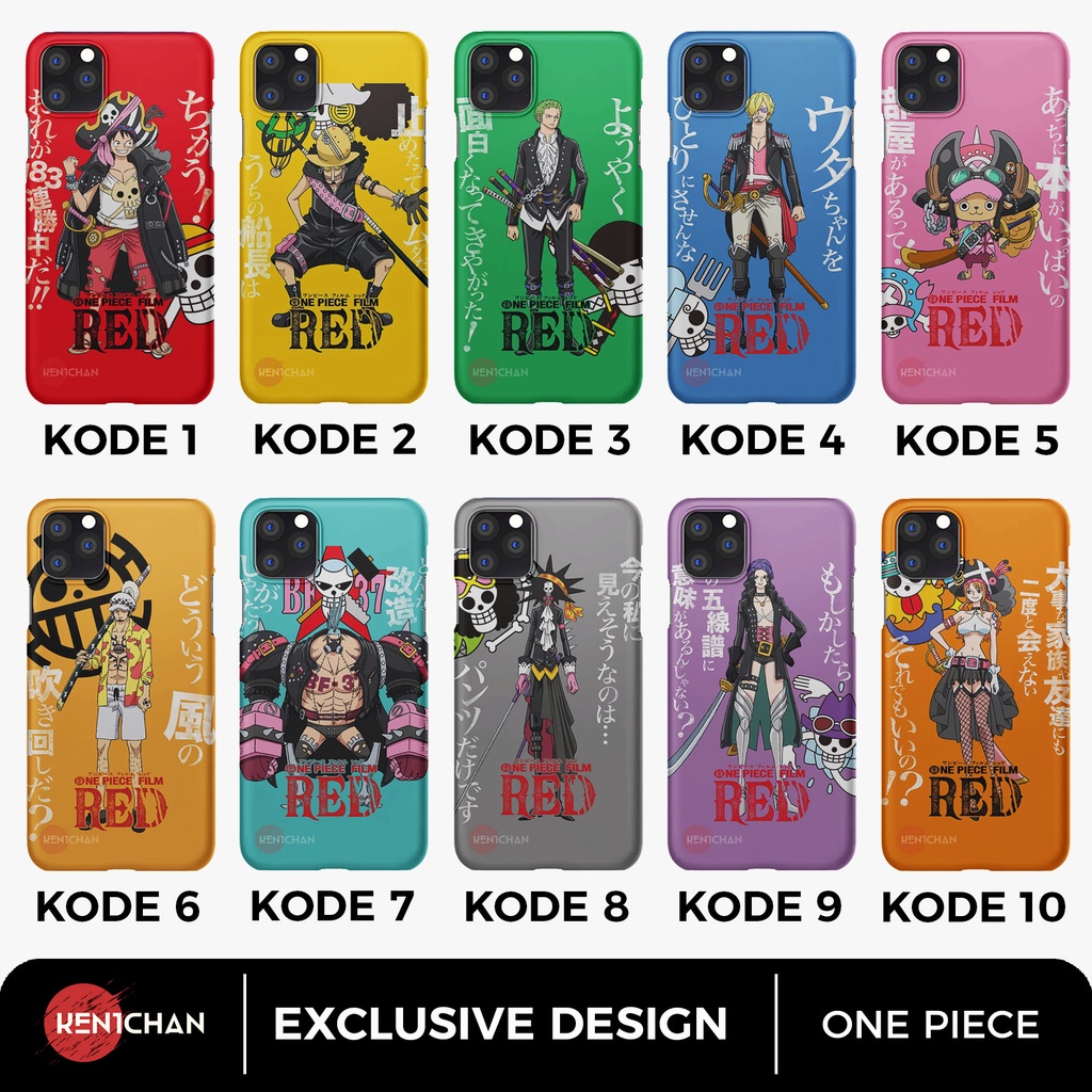 CASE HP ONE PIECE RED POSTER MOVIE
