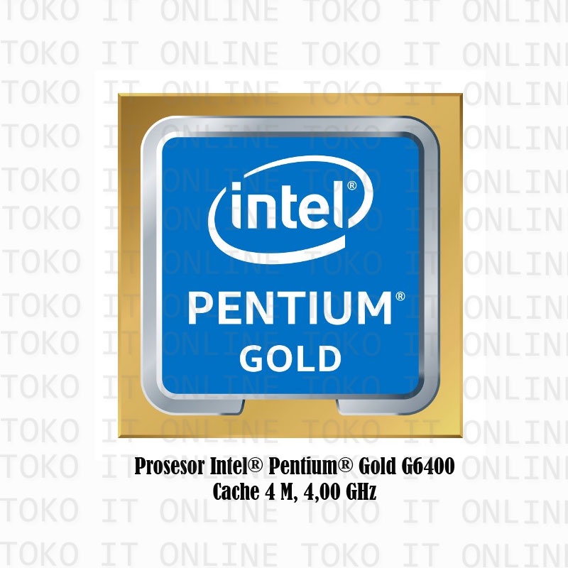 INTEL PENTIUM DUAL CORE GOLD G6400 LGA1200