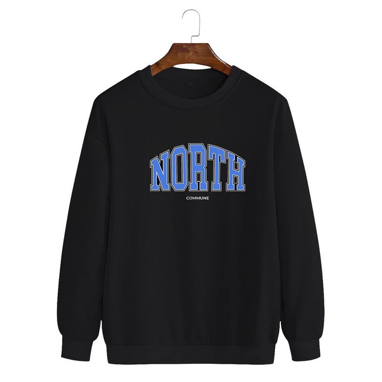 Noveli wear - Sweatshirt roughneck | sweater crewneck basic unisex distro North berkualitas sablon digital 032