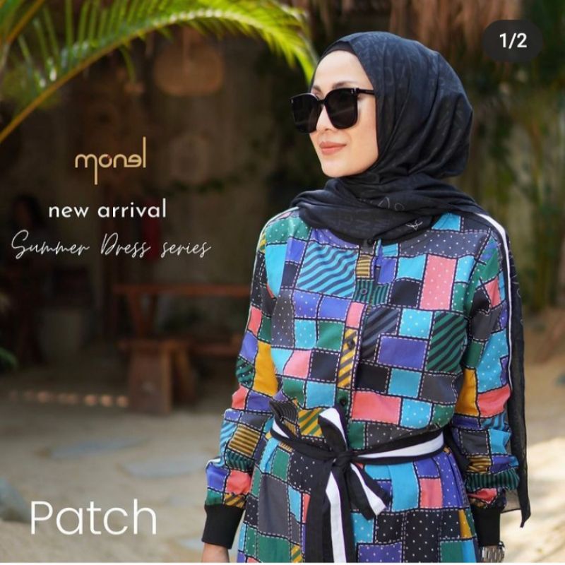 Patch Summer Dress by Monel dress muslim summer
