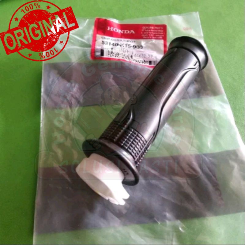 Original  GRIP KARET STANG GAS CB150 HAND GRIP KANAN 53140-K15-900 53140K15900 Jaminan 100% Asli Hon
