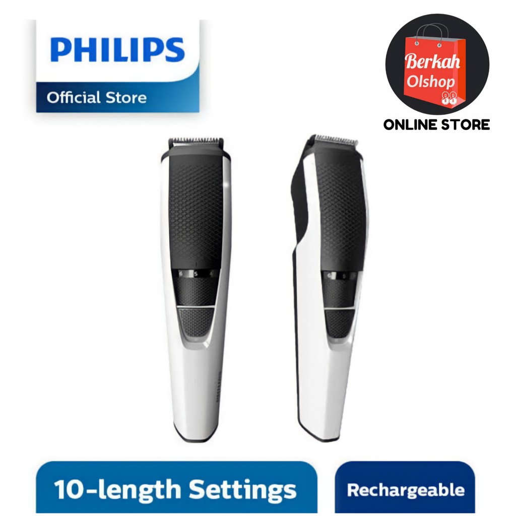 BERKAH OLDSHOP 88 - ORIGINAL PHILIPS BT3206-14 Beard Trimmer Cukuran Jenggot BT 3206 BT3206 Garansi Resmi