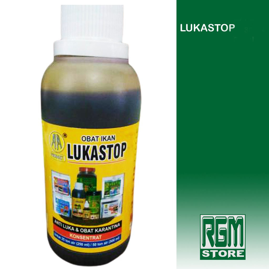 LUKA STOP LUKASTOP 30ml Obat Luka Jamur Cair ikan Hias koi murah