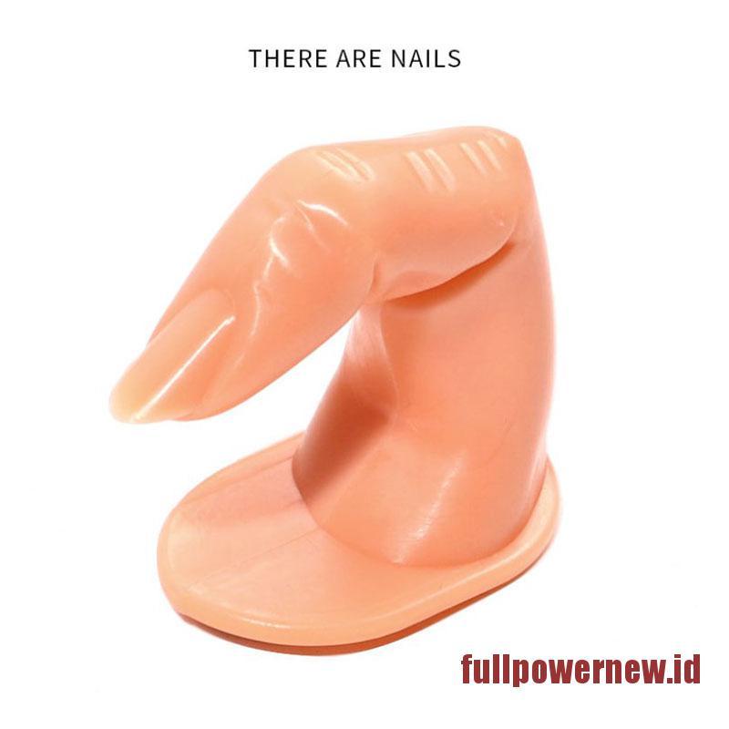 【COD】2pcs Nail Art Practice Model False Finger Acrylic Manicure Training Display Tool