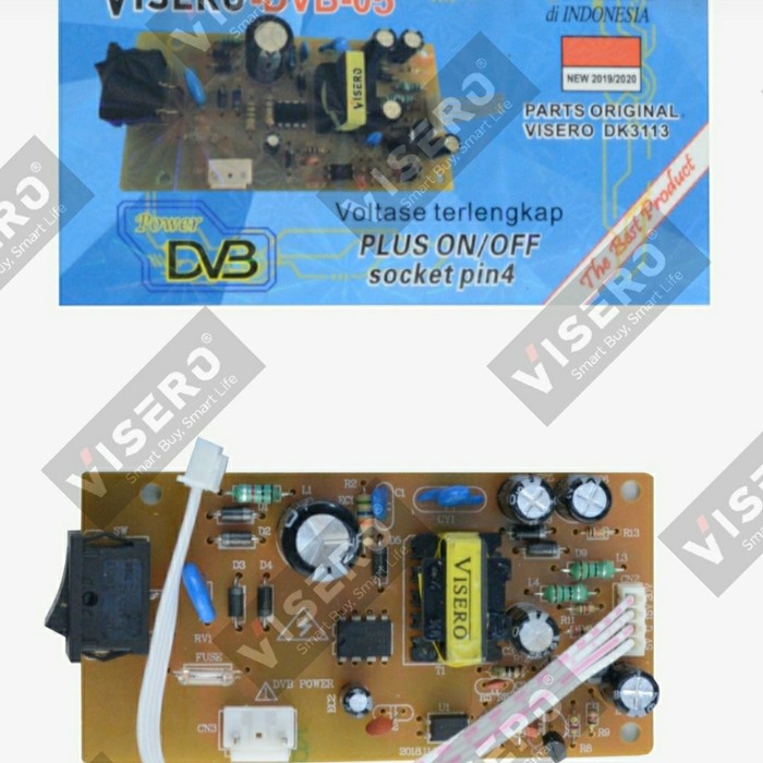 Regulator DVB Universal Saklar On / Off Biru Visero (WD-DVB-05)