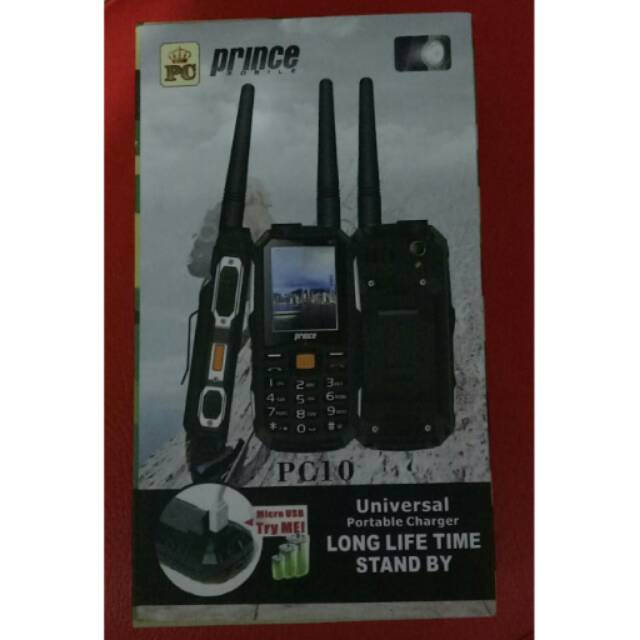 Hp + HT + Powerbank 12000mah Prince PC10 / PC-10 / PC 10