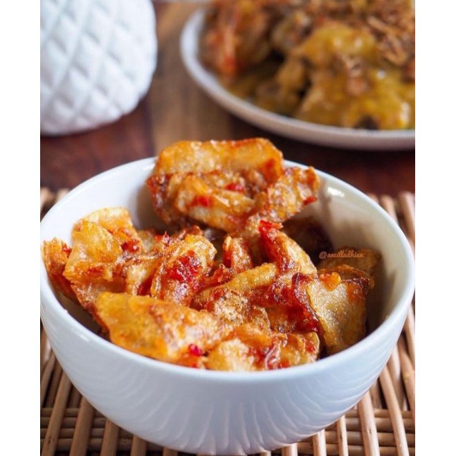 

Keripik pedas medan kemasan 1/2 Kg