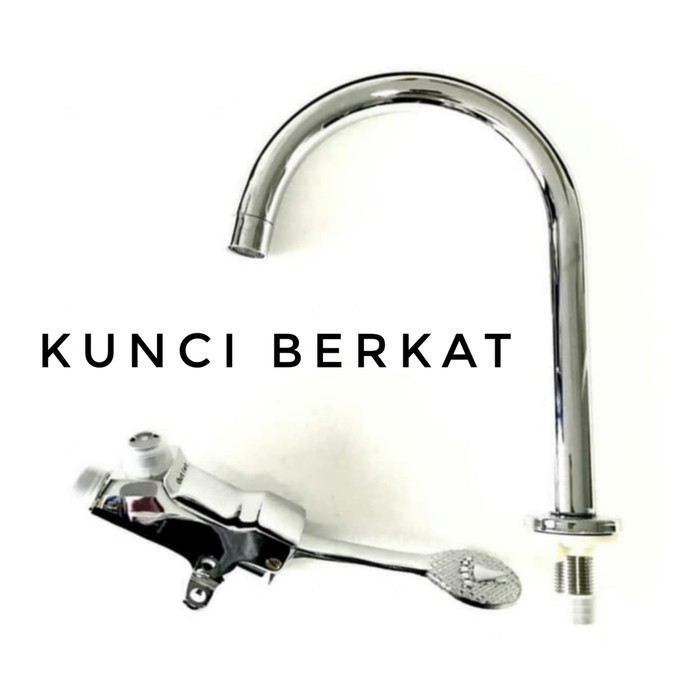 Kran Injak/Keran Injek/wastafel Injak/Cuci Tangan Injek/Pedal Faucet