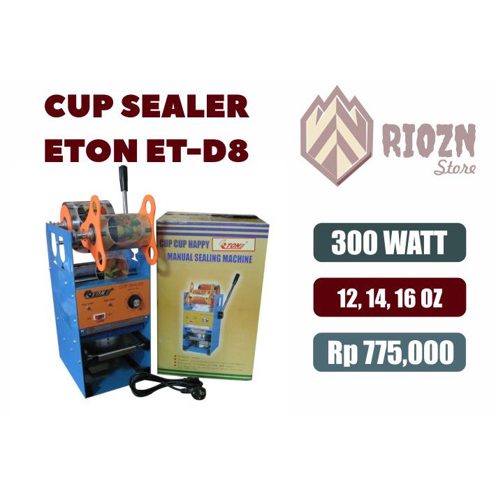 Mesin Cup Sealer ETON ET D8