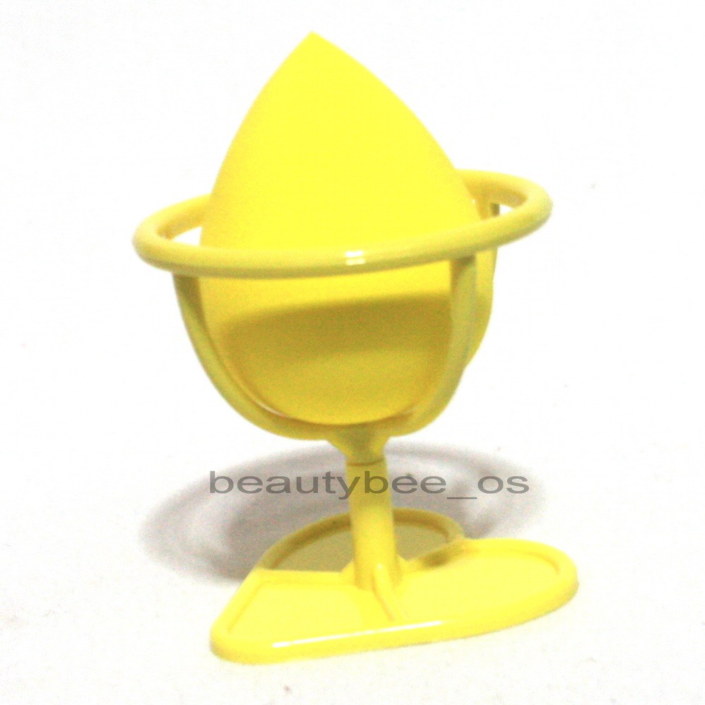 MAKEUP SPONGE BLENDER + HOLDER LAMEILA / LANEILA YELLOW (MOTIF-1)