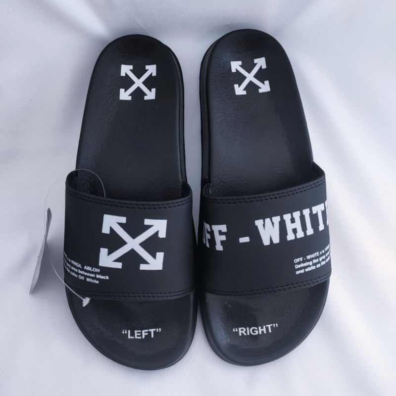 Sendal slop off white sendal slop karet Original sendal Slop pria Sandal slop Vans