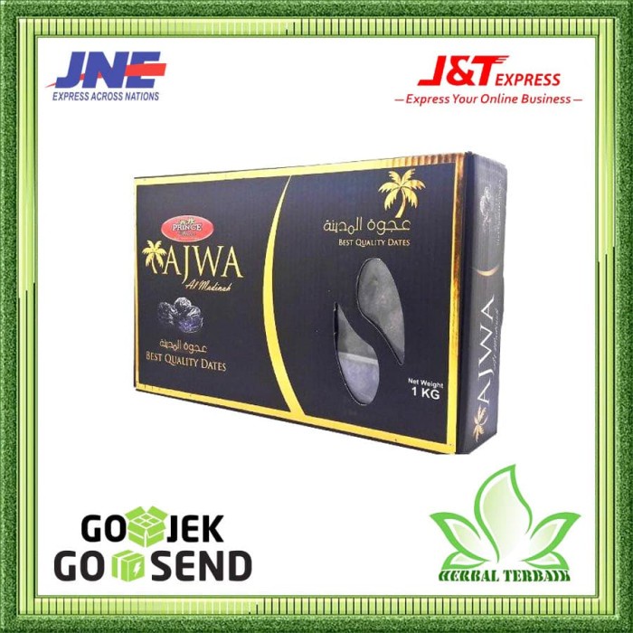 

Kurma Ajwa 1000gr Prince Date - Kurma Nabi