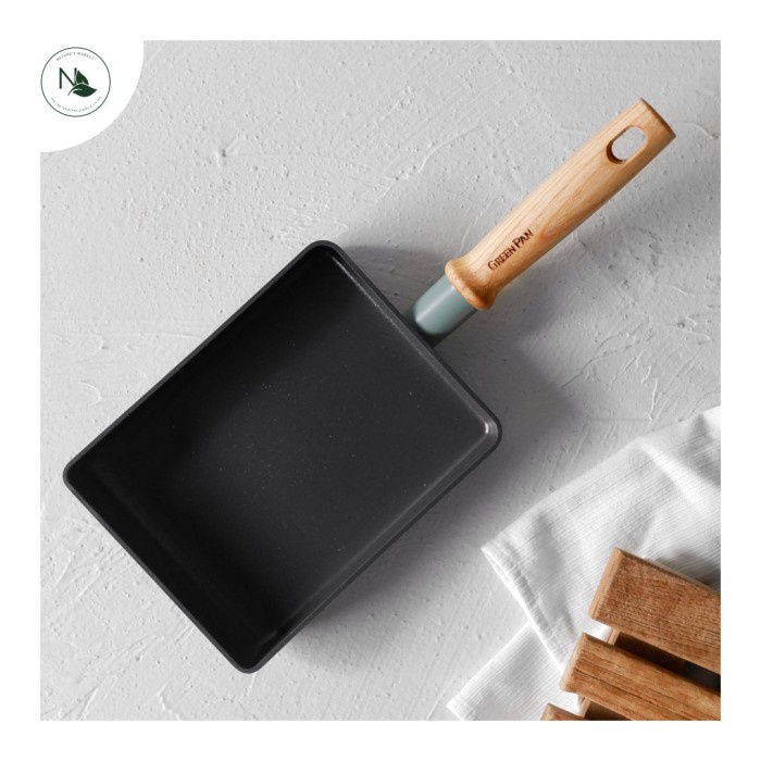 

GreenPan Mayflower Smokey Blue Rectangle Eggpan 18cm