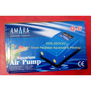 Aerator Aquarium Airpump 2 saluran AMARA Q6