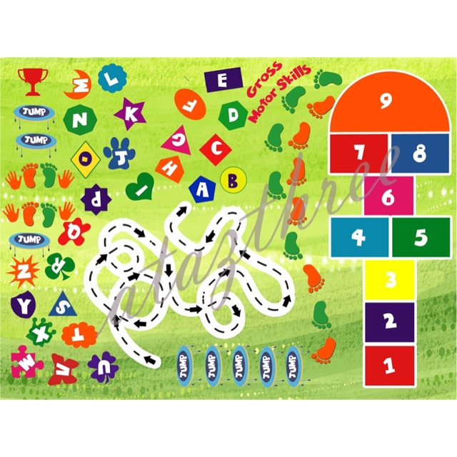 Karpet main Gross Motor Skill 4x3 meter