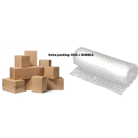 

packing extra dus + bublewrap