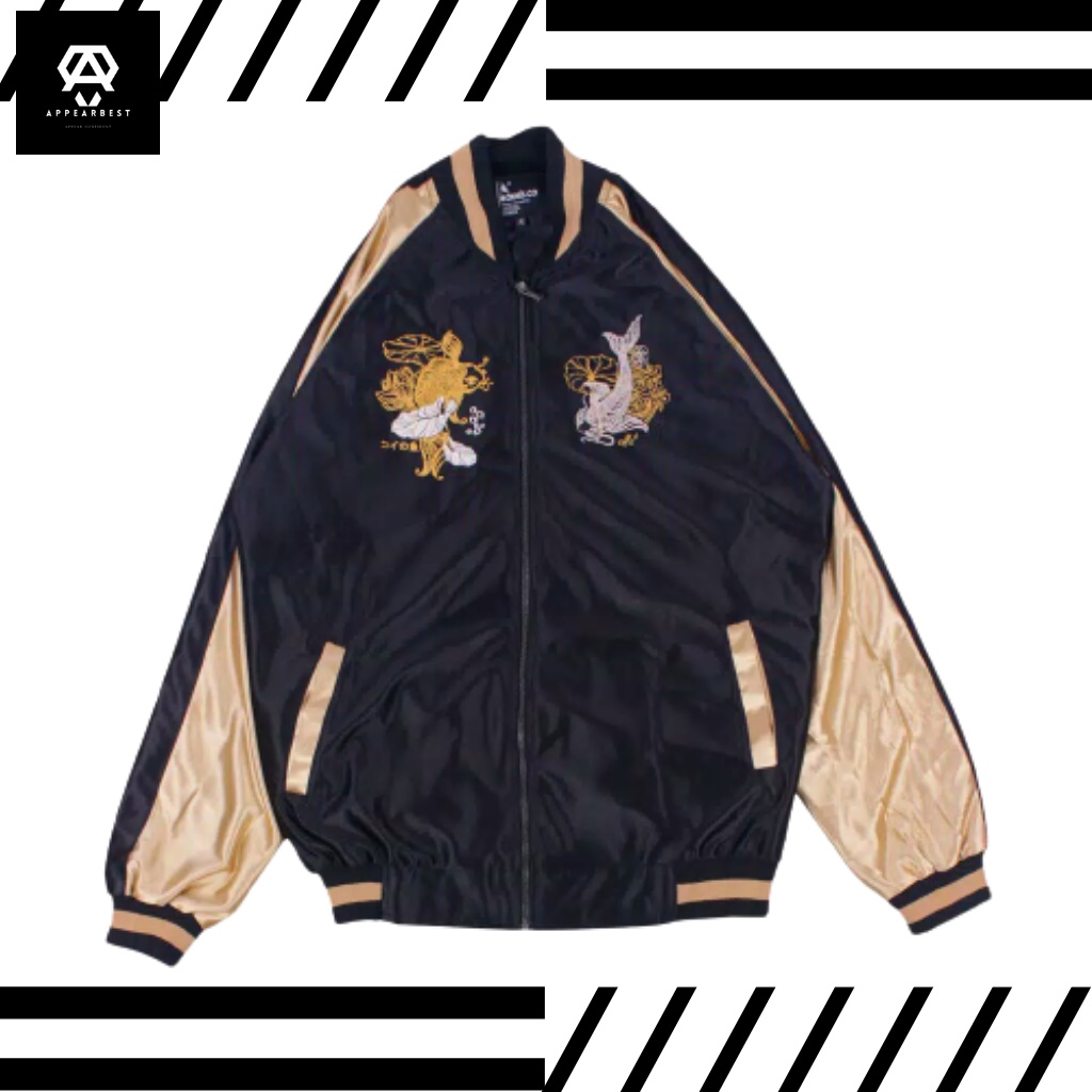 Jaket Sukajan - Golden Sakana 2 - Sukajan Jacket - Sukajan Murah Original