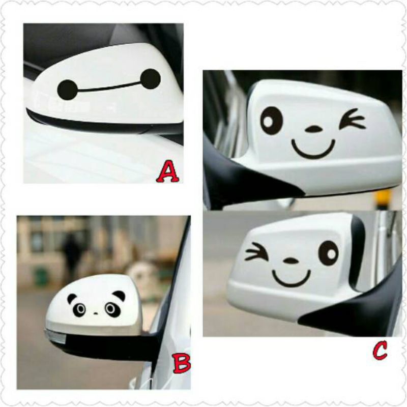 CUTTING STIKER MATA PANDA UNTUK MOTIR MOBIL SPION MOBIL