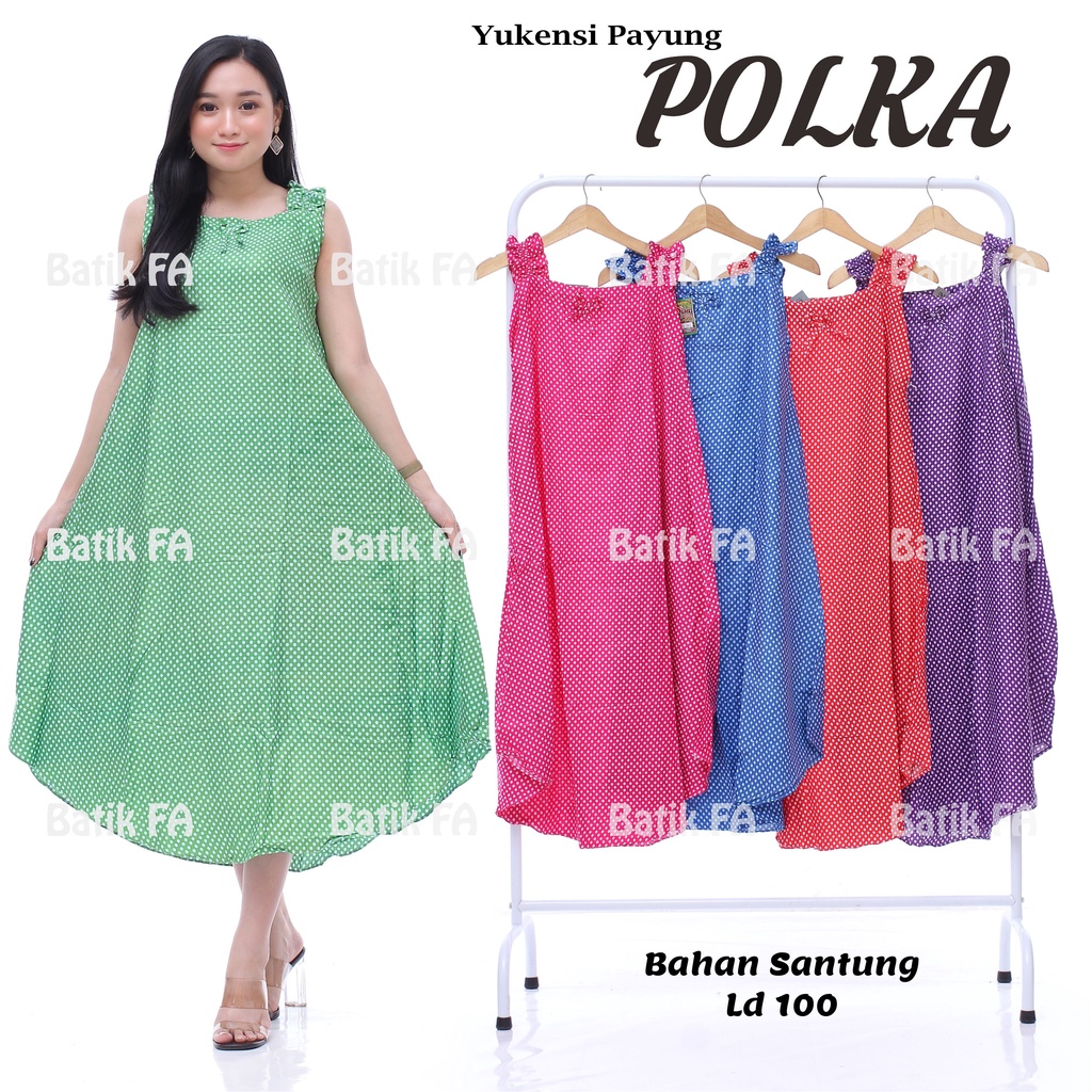 BATIK WANITA KEKINIAN DASTER RAYON YUKENSI  ( BLASTER POLKA GARDEN SHABBY MONOCROM AURORA MALIKA SAKURA ) BUMIL MURAH ADEM-YKS PAYUNG POLKA