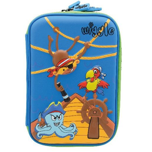 

Tempat pensil/hHard case/Double zipper wiggle Blue 5
