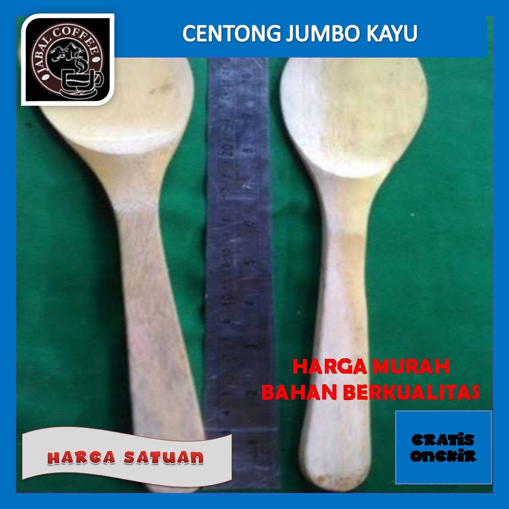 Centong Jumbo Kayu / Sodet Kayu / Irus Kayu Jumbo 027