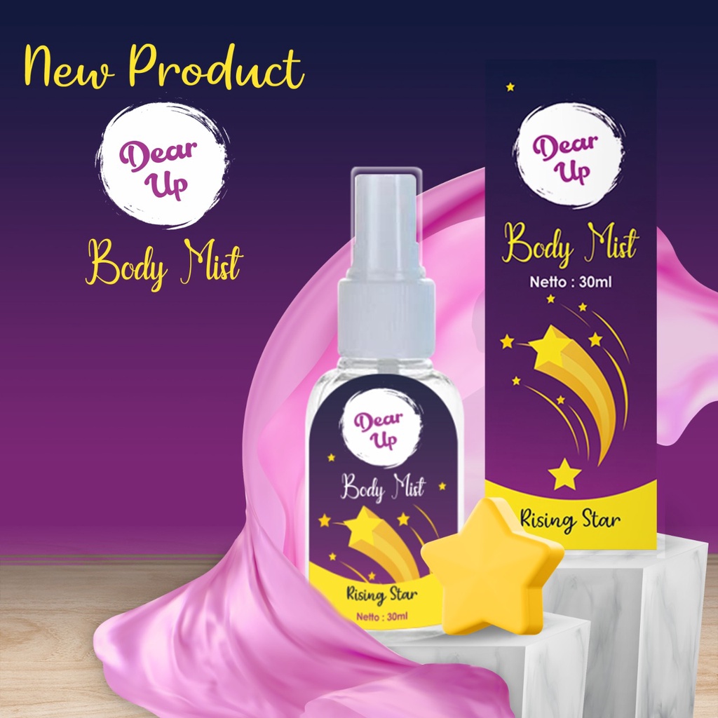 BODYMIST DEAR UP BPOM PARFUM BADAN AWET SPRAY