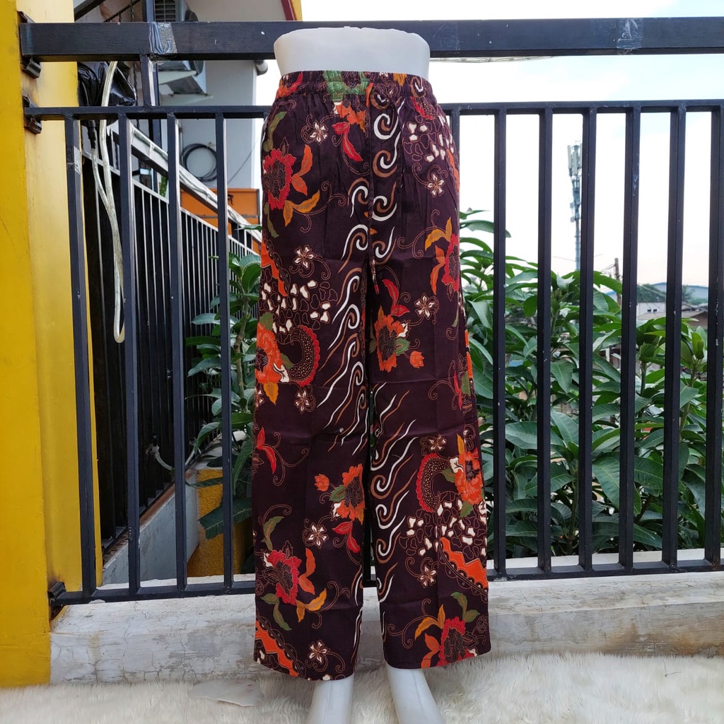Kulot panjang katun motif keren-motif no.1