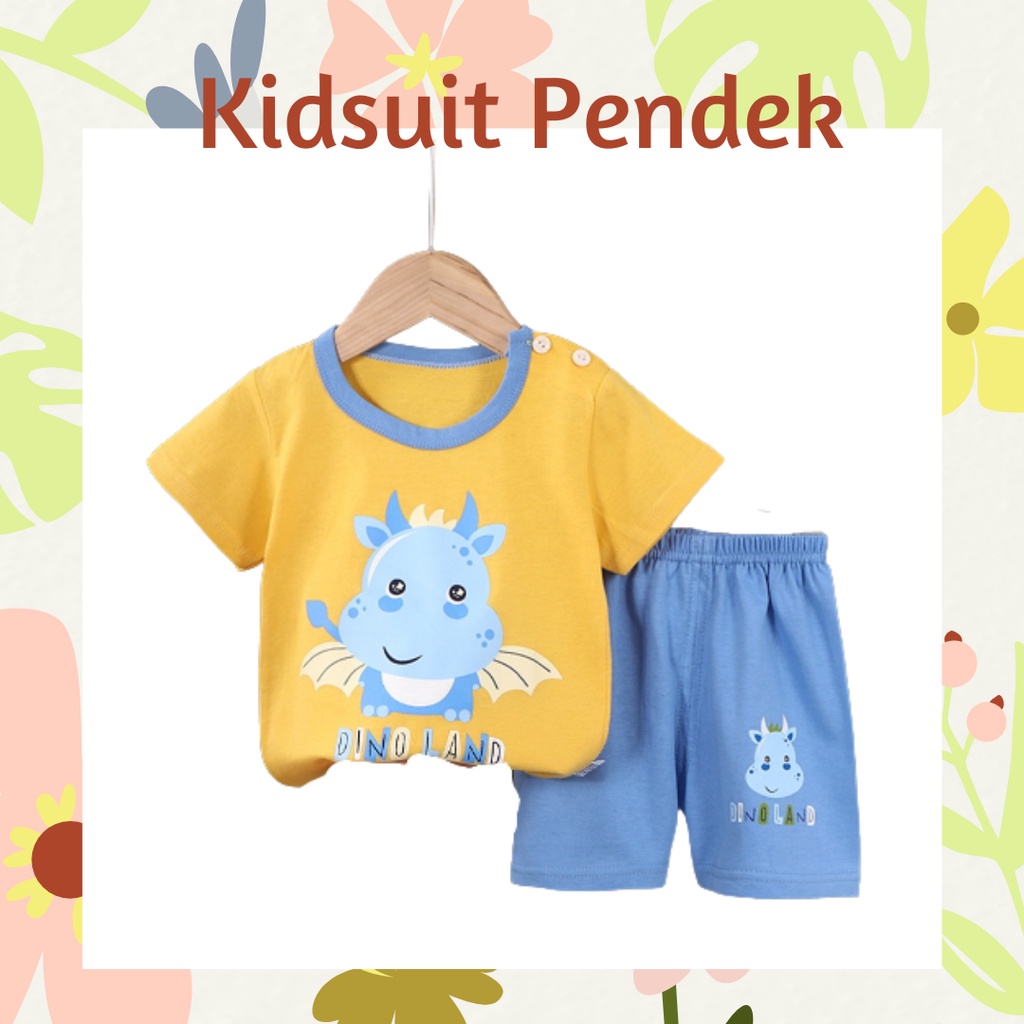 pz KIDS SUIT PENDEK Setelan Anak Bahan Kaos Lengan + Celana Berkualitas Import ebv cewek new10