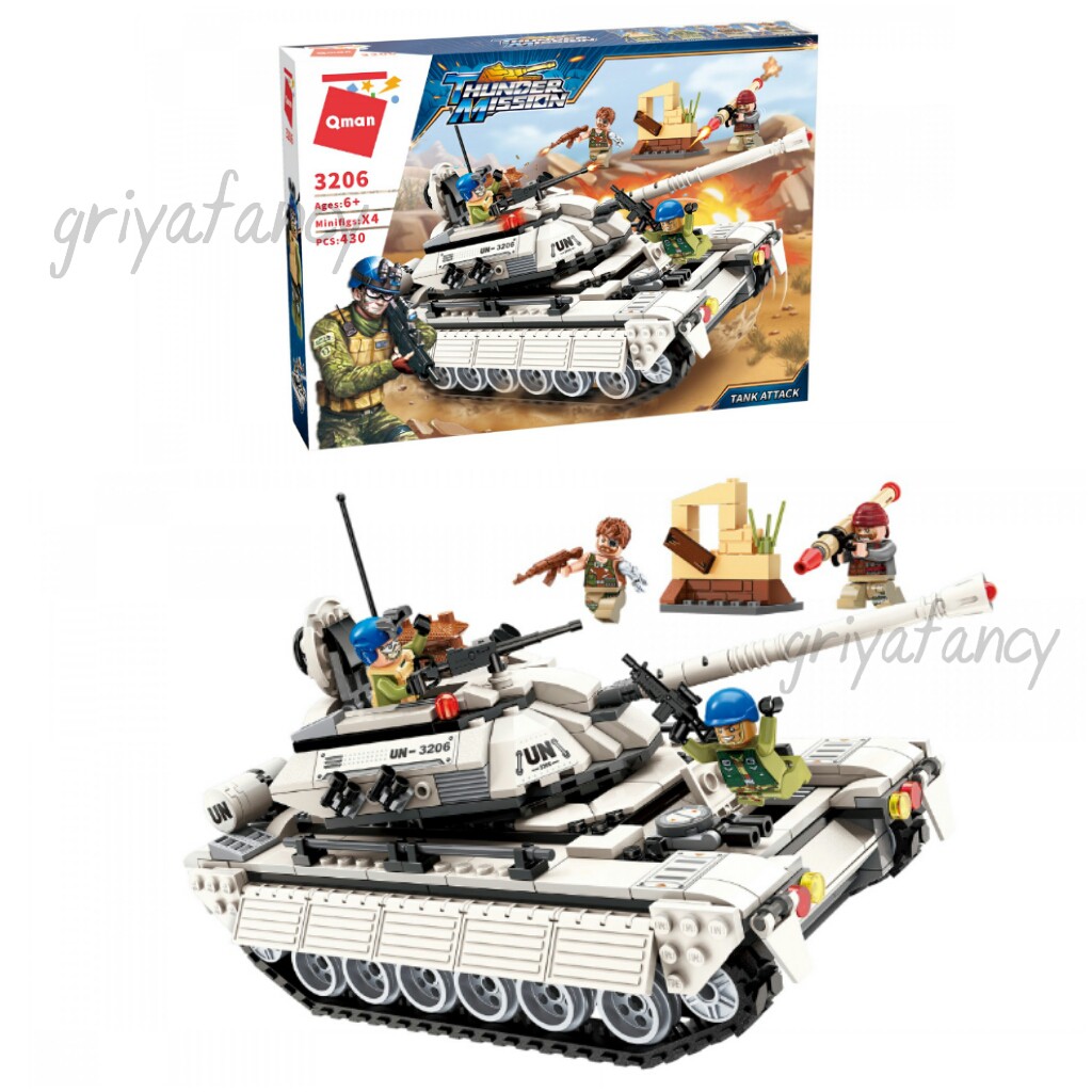 Jual Lego Qman Thunder Mission 3206 Tank Attack Indonesia|Shopee Indonesia