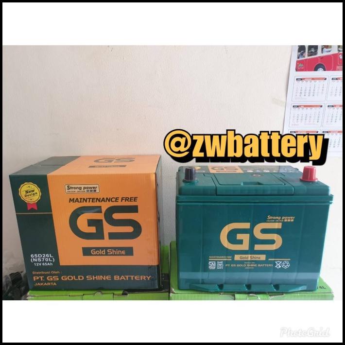 Aki Ns70L / 65D26L Gs Mf 12 Volt 65 Ampere