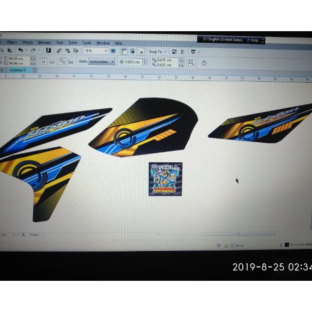 Striping Custom Vixion NVA (Transparan)