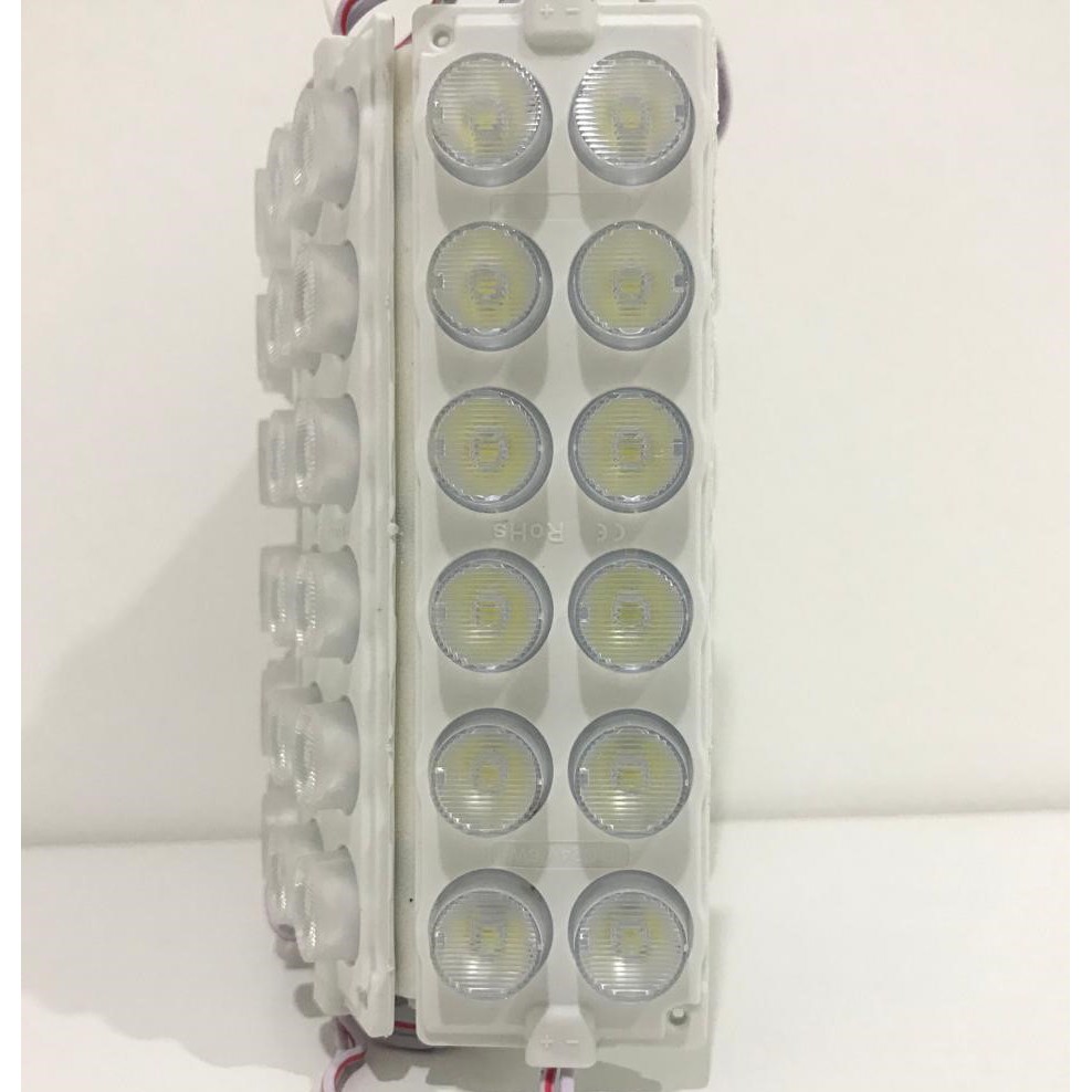 Lampu LED Module 12 Mata (2x6) 12 Volt / LED Modul 12V 2x6 Mata Besar