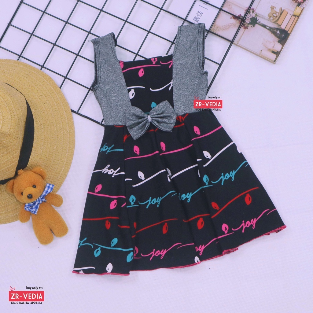 Dress Clairine Baby uk 3-12 Bulan / Baju Anak Perempuan Fashion Pesta Dres Bayi Yukensi Adem