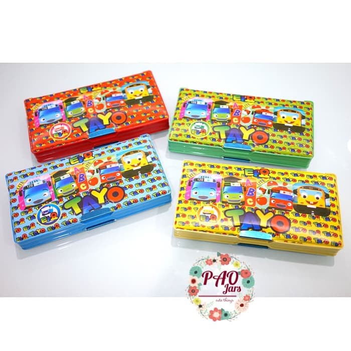

kotak pensil tayo / tempat pensil tayo / kotak pensil karakter TERBARU