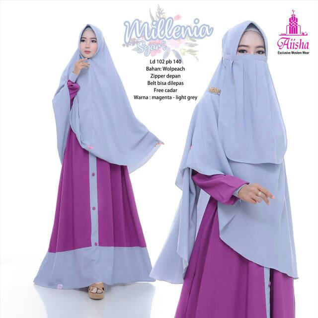 Gamis Syari Millenia AIISHA