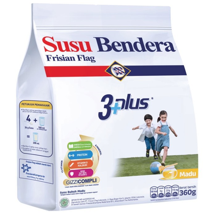 

Bendera 3 Plus,Susu Pertumbuhan Madu 360G