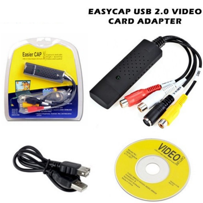 Trend-Easycap USB Video Capture Adapter 1 Channel utv007 Support Android / AV CAPTURE / USB TO DVR