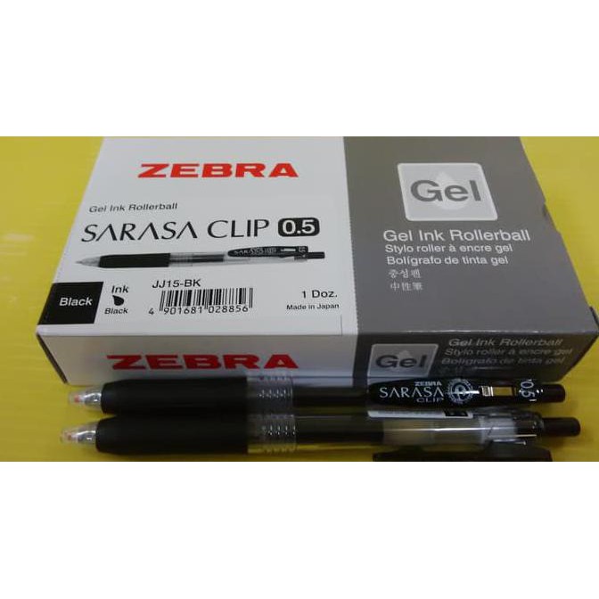 

Termurah Ballpoint Zebra Sarasa Clip Gel 0,5 Hitam Offic