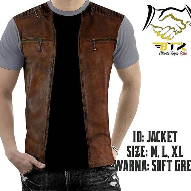 Kaos dewasa 3d jacket