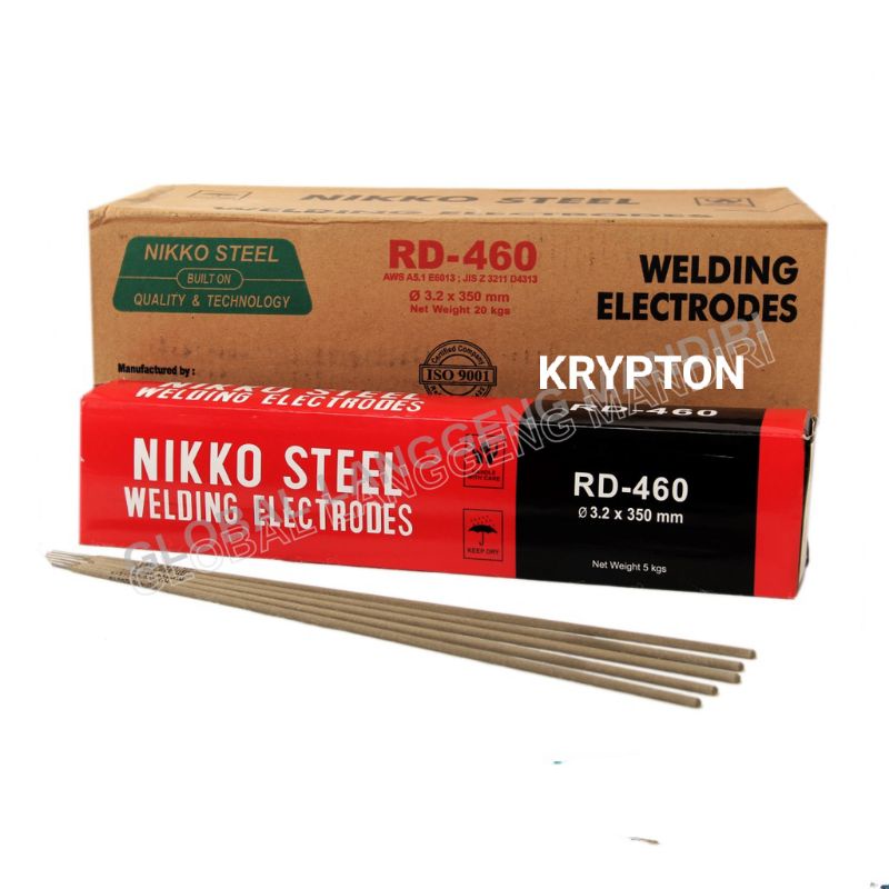 KAWAT LAS NIKKO STEEL RD-460 2MM