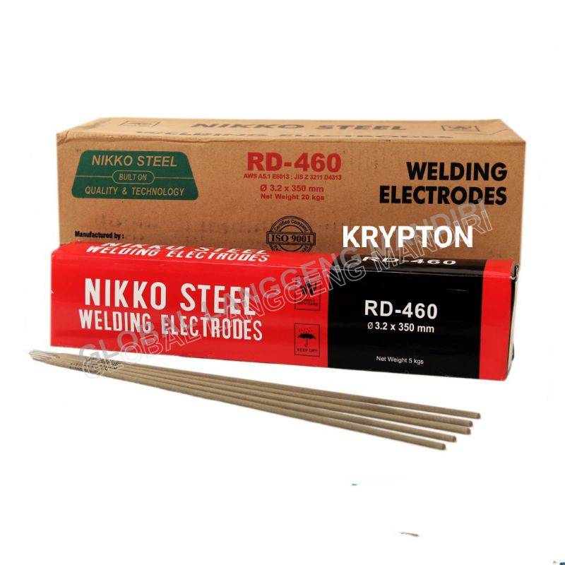 KAWAT LAS NIKKO STEEL RD-460 2MM