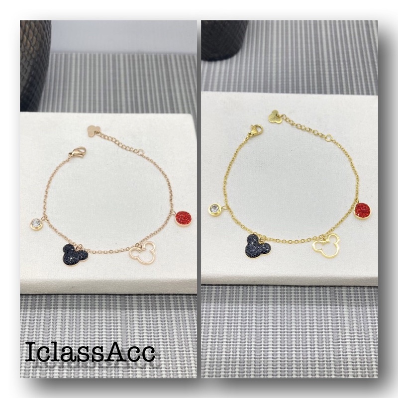 Gelang Titanium Wanita Anti Karat Aksesoris Fashion