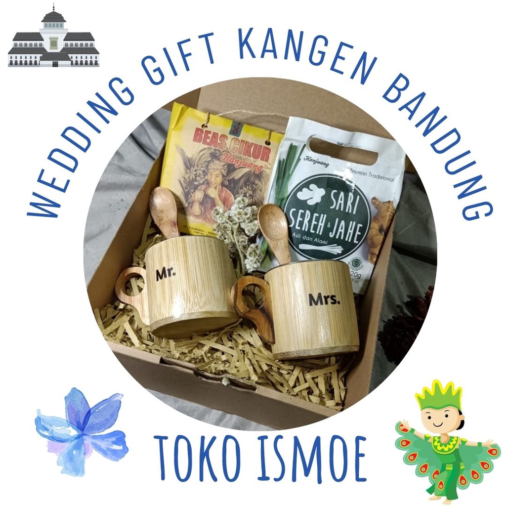 

Kado Nikahan Bambu | Wedding Gift Kangen Bandung | Ramah Lingkungan