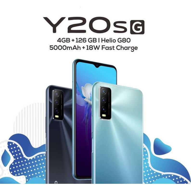 VIVO Y20S (G) RAM 4GB+128GB BLACK,BLUE