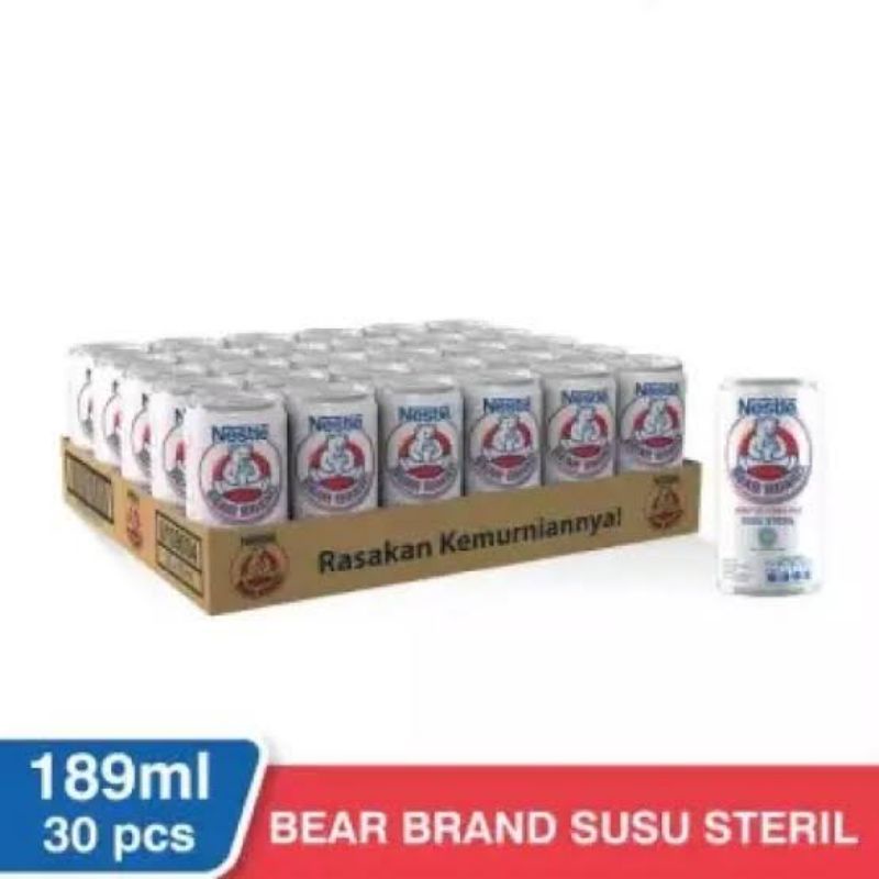 Bear Brand Susu Beruang 189mlx30 (1 Dus)