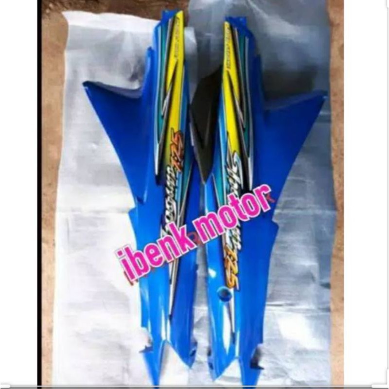 Body belakang shogun R biru