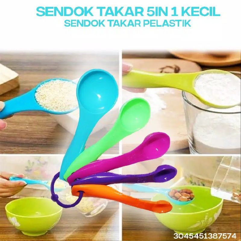 Medan Termurah So simple 5in1 Set sendok takar plastik