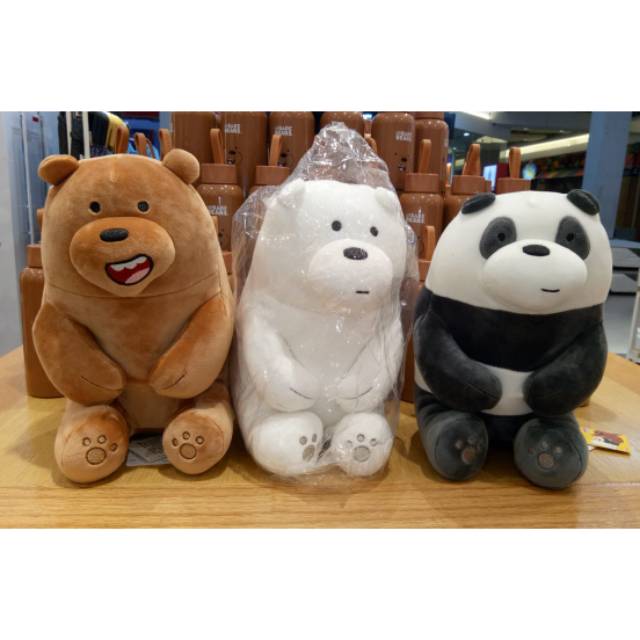 Boneka We Bare Bears miniso